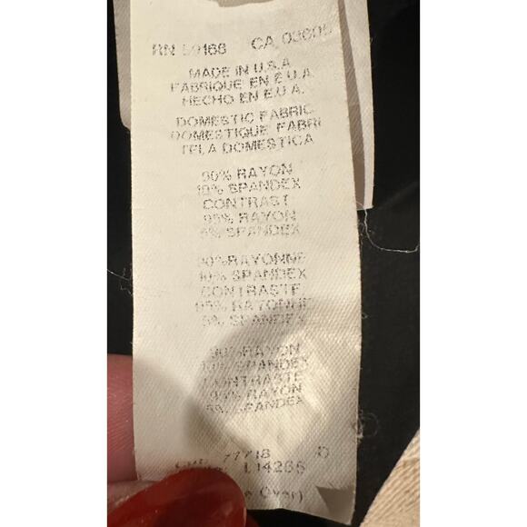 Karen Kane Turtleneck Jersey Dress/Tunic With Pockets- XL - Black - Picture 10 of 12